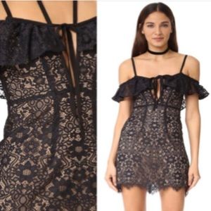 NWT New with tags For Love and Lemons Lace Multiway Mini Dress
